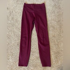 Nike Dri-FIT Burgundy Leggings